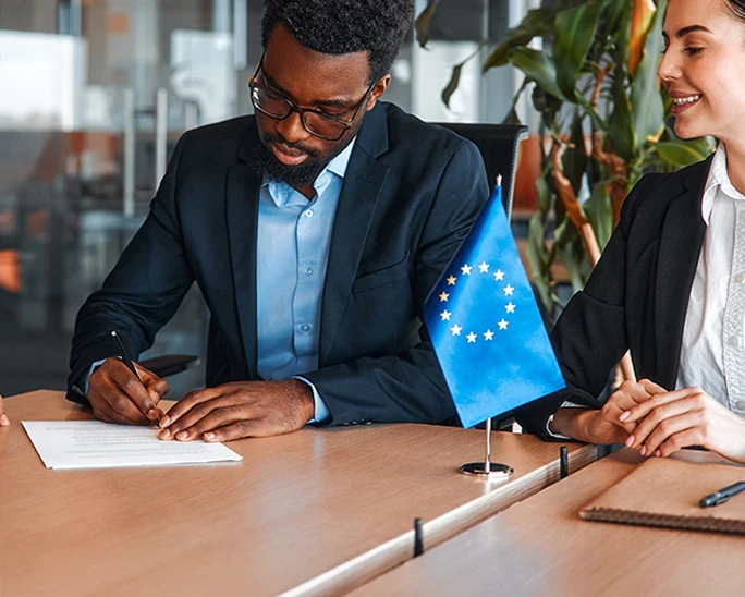 Business immigration support offering residency options for founders and company directors.